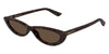 Alexander Mcqueen AM0535S#colour_shiny-dark-havana-brown-with-light-mirror