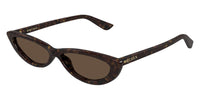 Alexander Mcqueen AM0535S#colour_shiny-dark-havana-brown-with-light-mirror