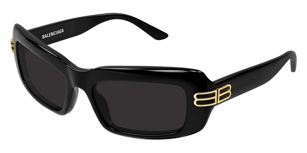 小物 BALENCIAGA SUNGLASSES / BLACK/GOLD balenciaga-bb0432s-001-hd-