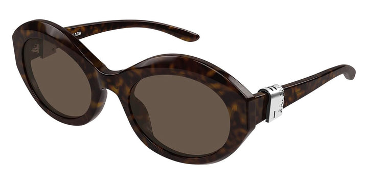 Balenciaga BB0460S Oval Sunglasses | Fashion Eyewear US