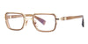 Balmain Saint Jean BPX 122 #colour_brown crystal and shiny gold