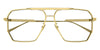 Bottega Veneta BV1012S#colour_gold-clear-uv-lens