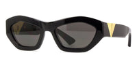 Bottega Veneta BV1221S #colour_shiny black with gold/grey