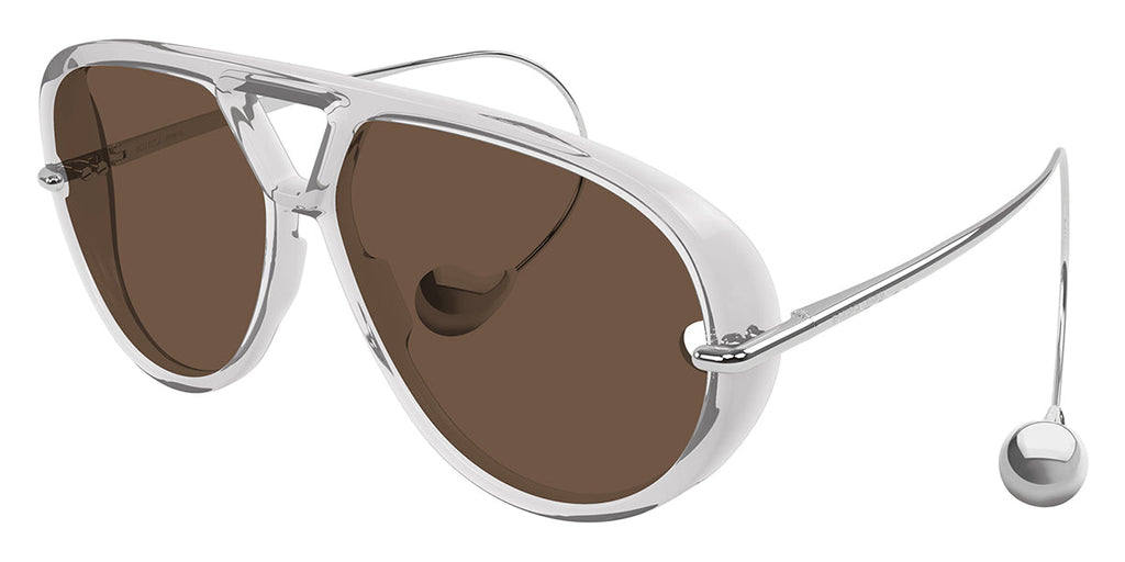 Bottega Veneta BV1273S#colour_grey-crystal-and-silver-brown-with-light-mirror