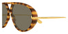 Bottega Veneta BV1274S #colour_havana and gold/brown