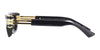 Bottega Veneta BV1308S #colour_shiny black and gold/grey with light mirror