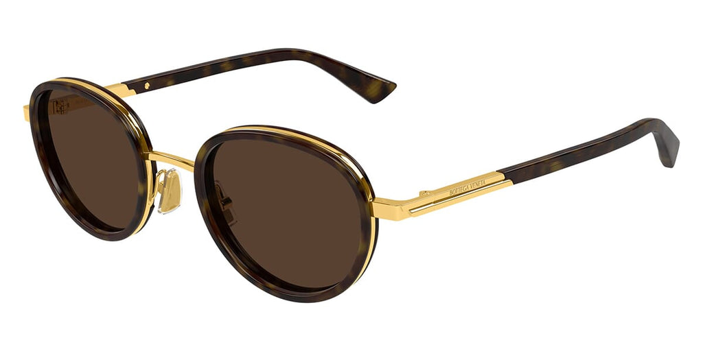 Bottega Veneta BV1372S #colour_havana with gold/brown