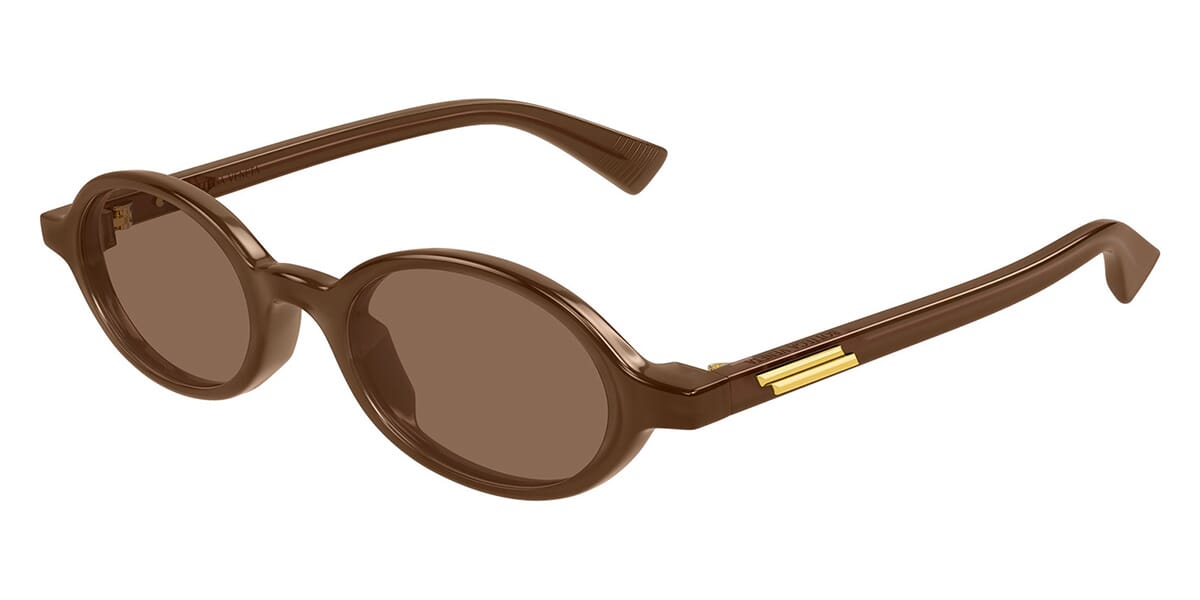 Bottega Veneta BV1388S Round Sunglasses | Fashion Eyewear US