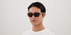 Bottega Veneta BV1401SA #colour_shiny dark havana/brown with light mirror
