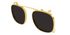 Bottega Veneta BV1429S #colour_shiny black and gold/brown flip-up clip-on