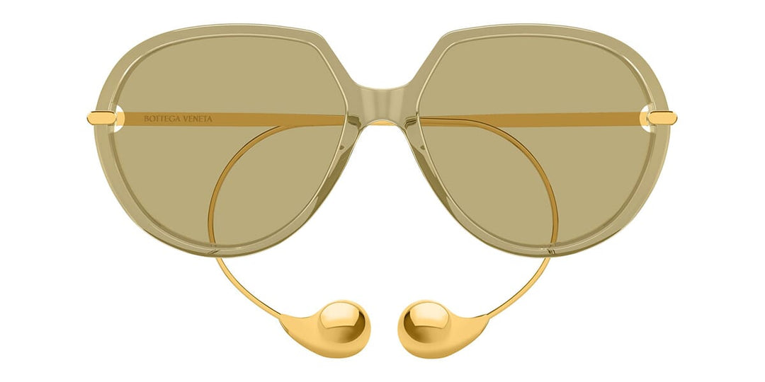 BOTTEGA VENETA メガネ Bottega Veneta BV1436S Oval Sunglasses | Fashion Eyewear US