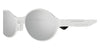 Bottega Veneta BV1456S #colour_silver/grey with silver mirror