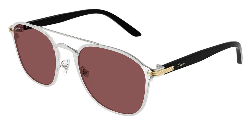 Cartier Decor CT0012S#colour_silver-with-black-red