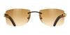 Cartier CT0017RS #colour_shiny gold with genuine white buffalo horn/brown with light white flash mirror