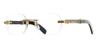 Cartier CT0423O #colour_shiny gold and white buffalo horn