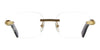 Cartier CT0423O #colour_shiny gold and white buffalo horn