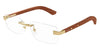 Cartier CT0513O #colour_gold with brown wood