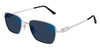 Cartier CT0519S #colour_silver/clear blue control to dark grey photochromic