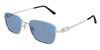 Cartier CT0519S #colour_silver/clear blue control to dark grey photochromic