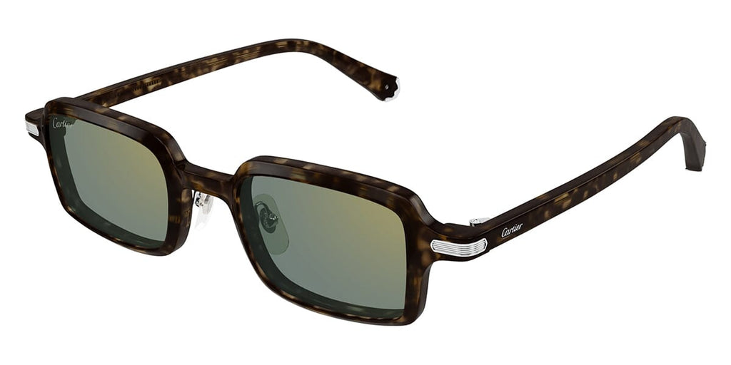 Cartier CT0539S #colour_dark havana/green with gold flash mirror