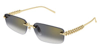 Cartier CT0544S #colour_gold/grey gradient with gold flash mirror