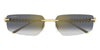 Cartier CT0544S #colour_gold/grey gradient with gold flash mirror