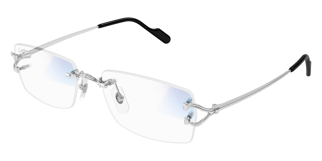 Cartier CT0563S #colour_silver/clear to blue photochromic