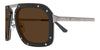 Cartier CT0573S #colour_matte grey on shiny ruthenium/brown polarised