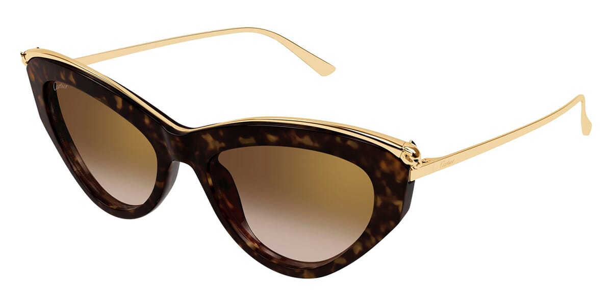 Cartier CT0596S Cat Eye Sunglasses | Fashion Eyewear US