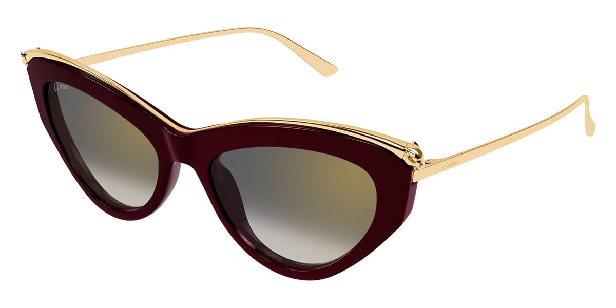 Cartier CT0596S Cat Eye Sunglasses | Fashion Eyewear US
