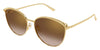 Cartier CT0597SA #colour_shiny gold/brown gradient with gold mirror
