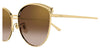 Cartier CT0597SA #colour_shiny gold/brown gradient with gold mirror