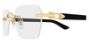 Cartier CT0623O #colour_gold and black