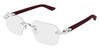 Cartier CT0623O #colour_silver and burgundy