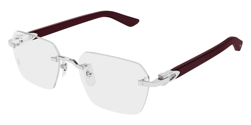 Cartier CT0623O #colour_silver and burgundy
