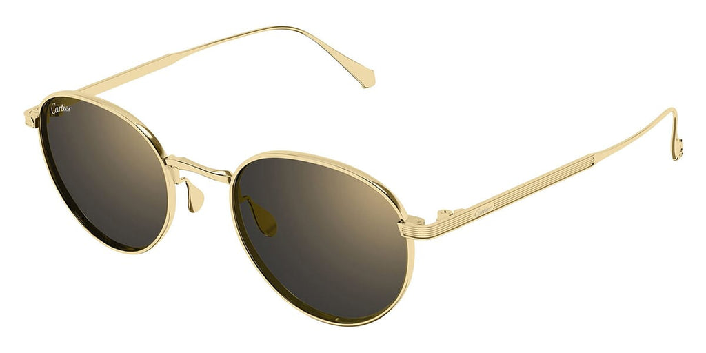 Cartier CT0626S #colour_gold/grey with gold flash mirror