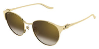 Cartier CT0631S #colour_gold/brown gradient with gold flash mirror
