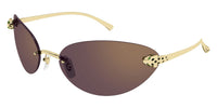 Cartier CT0635S #colour_gold/violet with gold flash mirror