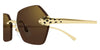 Cartier CT0636S #colour_gold/brown with gold flash mirror