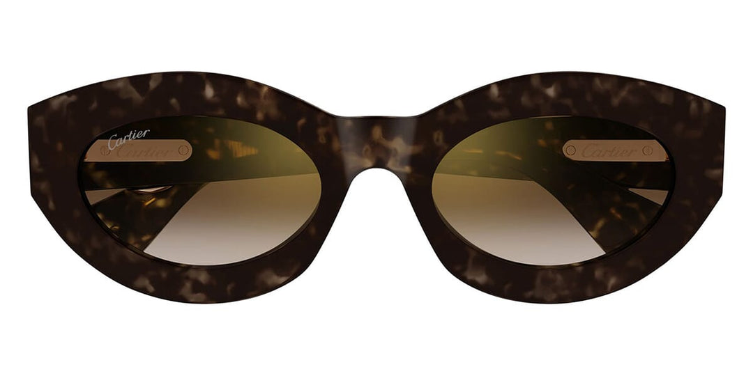 Cartier CT0638S Oval Sunglasses | Fashion Eyewear US display picture 3