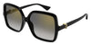 Cartier CT0641S #colour_black/grey gradient with gold flash mirror