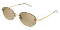 Cartier CT0642SA #colour_gold/brown with gold flash mirror