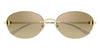 Cartier CT0642SA #colour_gold/brown with gold flash mirror