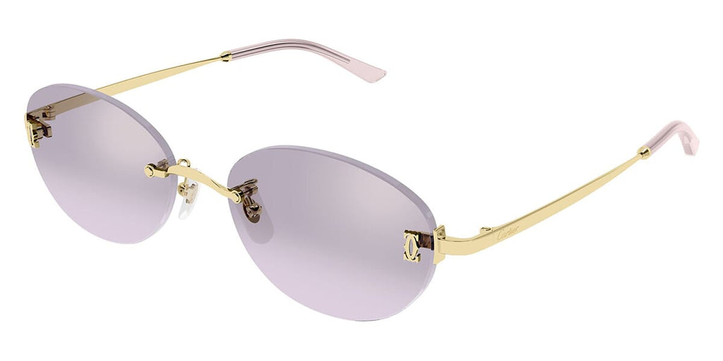 Cartier CT0642SA #colour_gold/pink with light mirror