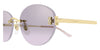 Cartier CT0642SA #colour_gold/pink with light mirror