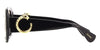 Cartier Panthere-C CT0471SA #colour_shiny black/grey gradient with gold flash mirror