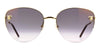 Cartier Panthere CT0301S #colour_gold/grey gradient with light bronze mirror
