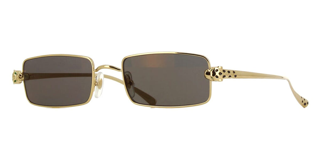 Cartier Panthere CT0473S #colour_shiny gold/grey with light mirror