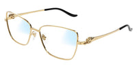 Cartier Panthere CT0523S #colour_goldclear blue control to purple photochromic