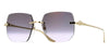 Cartier Panthere CT0549S #colour_shiny gold/grey to clear gradient with bronze mirror